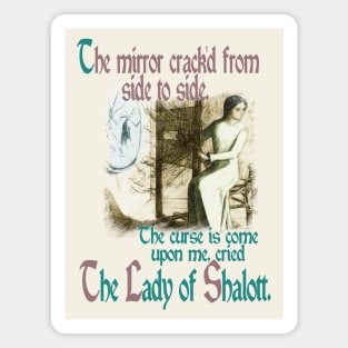 The Mirror Cracked - The Lady Of Shalott Magnet